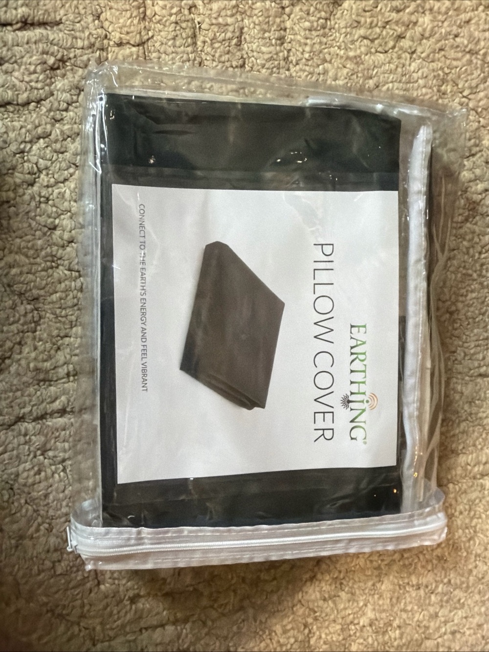 Earthing Black Pillow Cover